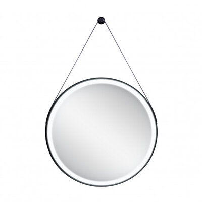Зеркало Qtap Robin R600 Black с LED-подсветкой QT13786502B - зображення 4