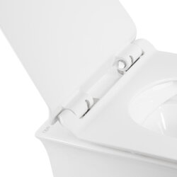 Унітаз підвісний Qtap Virgo безободковий з сидінням Slim Soft-close  - зображення 4
