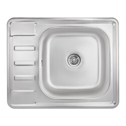 Придбати Кухонна мийка Lidz 6350 Micro Decor 0,8 мм  - (15115)