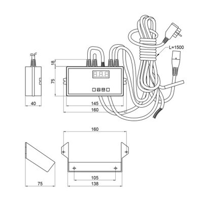 Контроллер Thermo Alliance TA24n для управления вентилятором и насосом ЦО(28913) - изображение 2