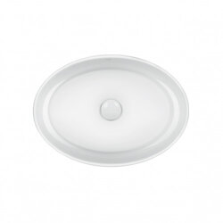Раковина-чаша Qtap Kolibri 500x360x140 White с донным клапаном QT10113054W(28638) - изображение 1
