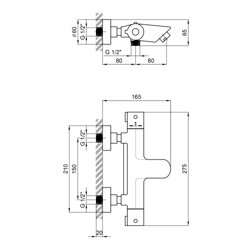 Змішувач термостатичний для ванни Qtap Inspai-Therm CRMT300800(24548) - изображение 2