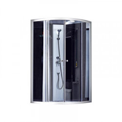 Lidz 4мм скляні двері тоновані Gray TANI SB90x90.HIGH.GR - зображення 1