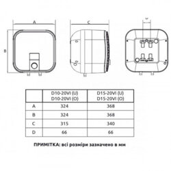 Водонагрівач MIDEA D10-20VI(O) - изображение 7