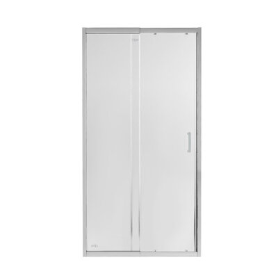 Душевая дверь в нишу Qtap Taurus CRM209-1.C6 90-100x185 см, стекло Clear 6 мм, покрытие CalcLess(28679)