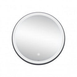 Зеркало Qtap Robin R600 Black с LED-подсветкой и антизапотеванием QT13786501B - зображення 4