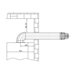 Комплект для коаксиального дымохода Airfel Standart 1000 мм(28923) - изображение 2