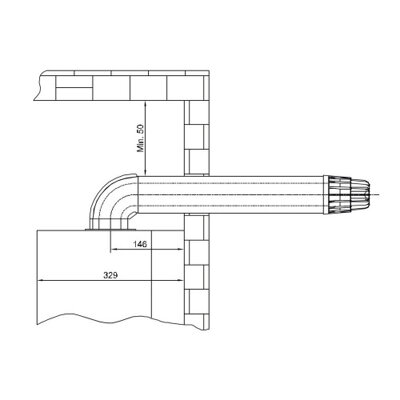 Комплект для коаксиального дымохода Airfel Standart 1000 мм(28923) - изображение 2