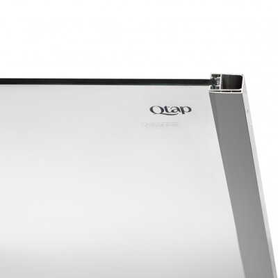 Душевая перегородка Qtap Walk-In Glide CRM2012.C8 120х190 см, стекло Clear 8 мм, покрытие CalcLess(28684) - изображение 13
