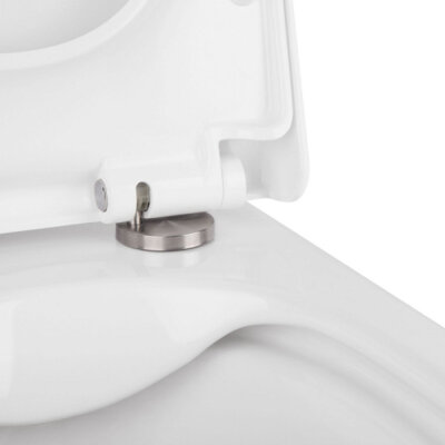 Унітаз підвісний Qtap Tern безободковий з сидінням Slim Soft-close  - зображення 8