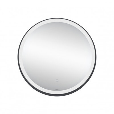 Зеркало Qtap Robin R600 Black с LED-подсветкой и антизапотеванием QT13786501B - зображення 3