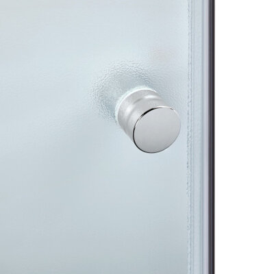 Lidz 4мм скляні двері матові Frost WAWEL SC80x80.LOW.FR - зображення 2