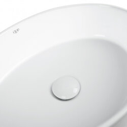 Раковина-чаша Qtap Kolibri 500x360x140 White с донным клапаном QT10113054W(28638) - изображение 5
