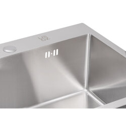 Кухонна мийка Lidz H5045 Brush 3.0 / 1.0 мм  - (15111) - зображення 7