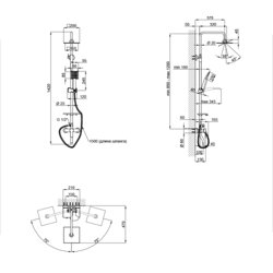 Душевая система Q-tap CRM 1005 - (9961) - зображення 2